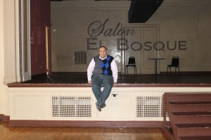 I am sitting on the same stage that once had dozens of Armenian musicians belting out music to a packed hall!