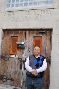 I am pretty sure these are the original doors I am standing in front of at the St. John's church on Oakman. 